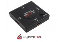 CyberPro CP-HSW3 HDMI Swich 3 in - 1 out (auto function)