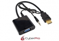 CyberPro CP-HV10 Converter HDMI to VGA +audio ()